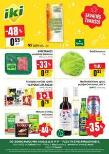 Reklaminis laikraštis Iki, galioja nuo 2025-11-17 iki 2025-11-23.