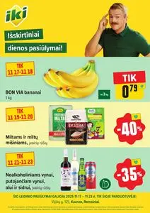 Reklaminis laikraštis Iki, galioja nuo 2025-11-17 iki 2025-11-23.