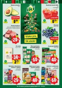 Reklaminis laikraštis Iki, galioja nuo 2025-11-17 iki 2025-11-23.