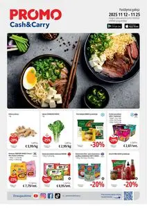 Reklaminis laikraštis Promo Cash and Carry, galioja nuo 2025-11-12 iki 2025-11-25.