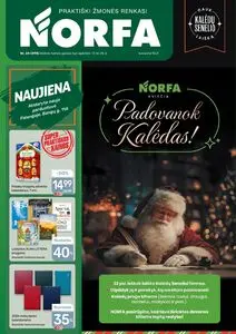 Reklaminis laikraštis Norfa, galioja nuo 2025-11-13 iki 2025-11-26.