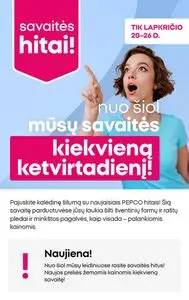 Reklaminis laikraštis PEPCO, galioja nuo 2025-11-20 iki 2025-11-26.