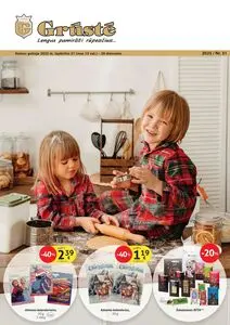 Reklaminis laikraštis Grūstė, galioja nuo 2025-11-21 iki 2025-11-30.