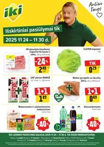 Reklaminis laikraštis Iki, galioja nuo 2025-11-24 iki 2025-11-30.
