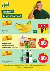 Reklaminis laikraštis Iki, galioja nuo 2025-11-24 iki 2025-11-30.