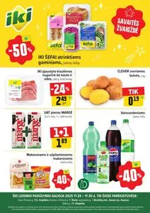 Reklaminis laikraštis Iki, galioja nuo 2025-11-24 iki 2025-11-30.