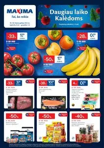 Reklaminis laikraštis Maxima, galioja nuo 2025-11-25 iki 2025-12-01.
