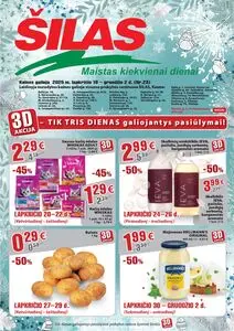 Reklaminis laikraštis Šilas, galioja nuo 2025-11-19 iki 2025-12-02.