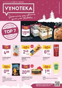 Reklaminis laikraštis Vynoteka, galioja nuo 2025-11-24 iki 2025-12-07.