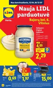 Reklaminis laikraštis Lidl, galioja nuo 2025-12-04 iki 2025-12-07.