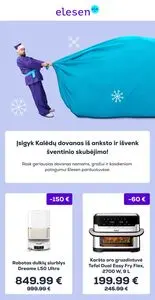 Reklaminis laikraštis Elesen (buv. Avitela ir Elektromarkt), galioja nuo 2025-12-04 iki 2025-12-10.