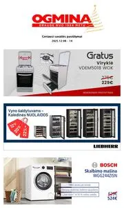 Reklaminis laikraštis Ogmina, galioja nuo 2025-12-08 iki 2025-12-14.