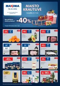 Reklaminis laikraštis Maxima, galioja nuo 2025-12-09 iki 2025-12-15.