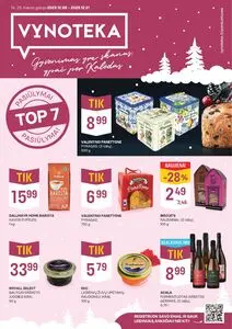 Reklaminis laikraštis Vynoteka, galioja nuo 2025-12-08 iki 2025-12-21.