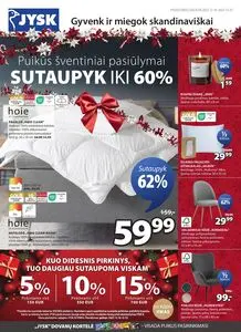Reklaminis laikraštis JYSK, galioja nuo 2025-12-16 iki 2025-12-25.