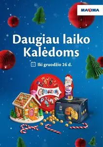 Reklaminis laikraštis Maxima, galioja nuo 2025-12-23 iki 2025-12-26.