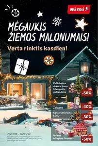 Reklaminis laikraštis Rimi, galioja nuo 2025-11-18 iki 2025-12-28.