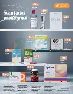 Reklaminis laikraštis Gintarinė vaistinė, galioja nuo 2025-12-01 iki 2025-12-31.