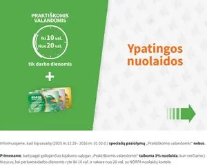 Reklaminis laikraštis Norfa, galioja nuo 2025-12-29 iki 2026-01-02.