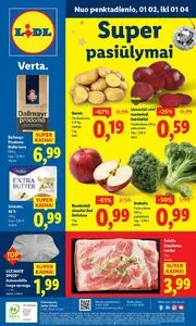 Reklaminis laikraštis Lidl, galioja nuo 2026-01-02 iki 2026-01-04.