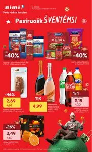 Reklaminis laikraštis Rimi, galioja nuo 2025-12-29 iki 2026-01-05.