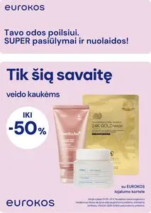 Reklaminis laikraštis Eurokos, galioja nuo 2026-01-05 iki 2026-01-11.