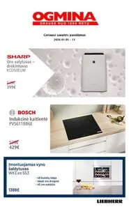 Reklaminis laikraštis Ogmina, galioja nuo 2026-01-05 iki 2026-01-11.