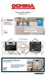 Reklaminis laikraštis Ogmina, galioja nuo 2026-01-12 iki 2026-01-18.