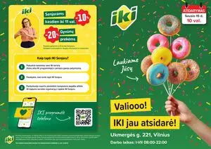 Reklaminis laikraštis Iki, galioja nuo 2026-01-15 iki 2026-01-18.