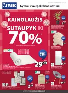 Reklaminis laikraštis JYSK, galioja nuo 2026-01-06 iki 2026-01-19.