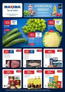 Reklaminis laikraštis Maxima, galioja nuo 2026-01-13 iki 2026-01-19.