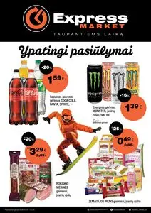Reklaminis laikraštis Express Market, galioja nuo 2026-01-04 iki 2026-01-24.