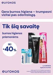 Reklaminis laikraštis Eurokos, galioja nuo 2026-01-19 iki 2026-01-25.