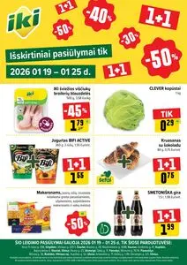 Reklaminis laikraštis Iki, galioja nuo 2026-01-19 iki 2026-01-25.