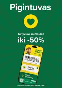 Reklaminis laikraštis Iki, galioja nuo 2026-01-19 iki 2026-01-25.