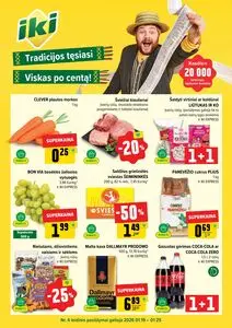 Reklaminis laikraštis Iki, galioja nuo 2026-01-19 iki 2026-01-25.