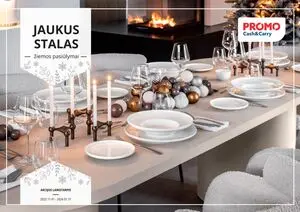 Reklaminis laikraštis Promo Cash and Carry, galioja nuo 2025-11-01 iki 2026-01-31.