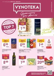 Reklaminis laikraštis Vynoteka, galioja nuo 2026-01-19 iki 2026-02-01.