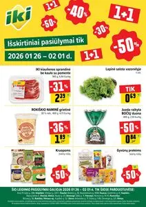 Reklaminis laikraštis Iki, galioja nuo 2026-01-26 iki 2026-02-01.
