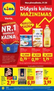 Reklaminis laikraštis Lidl, galioja nuo 2026-01-26 iki 2026-02-01.