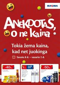 Reklaminis laikraštis Maxima, galioja nuo 2026-01-08 iki 2026-02-02.