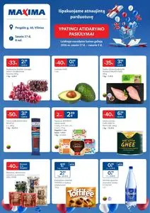 Reklaminis laikraštis Maxima, galioja nuo 2026-01-27 iki 2026-02-02.
