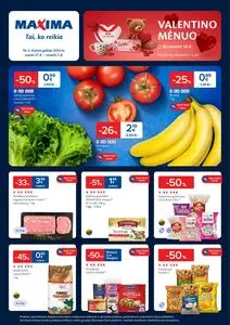 Reklaminis laikraštis Maxima, galioja nuo 2026-01-27 iki 2026-02-02.