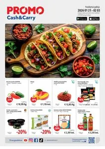 Reklaminis laikraštis Promo Cash and Carry, galioja nuo 2026-01-21 iki 2026-02-03.