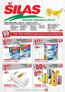 Reklaminis laikraštis Šilas, galioja nuo 2026-01-21 iki 2026-02-03.