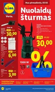 Reklaminis laikraštis Lidl, galioja nuo 2026-02-02 iki 2026-02-08.