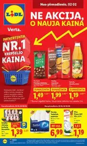 Reklaminis laikraštis Lidl, galioja nuo 2026-02-02 iki 2026-02-08.