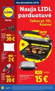 Reklaminis laikraštis Lidl, galioja nuo 2026-02-02 iki 2026-02-08.
