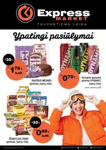 Reklaminis laikraštis Express Market, galioja nuo 2026-01-25 iki 2026-02-14.