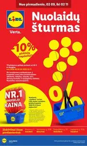 Reklaminis laikraštis Lidl, galioja nuo 2026-02-09 iki 2026-02-15.